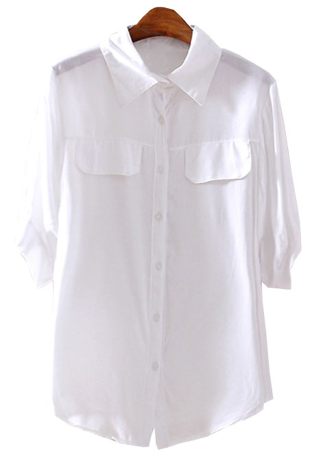 Белая блуза Блузка