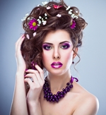 Цветы в волосах