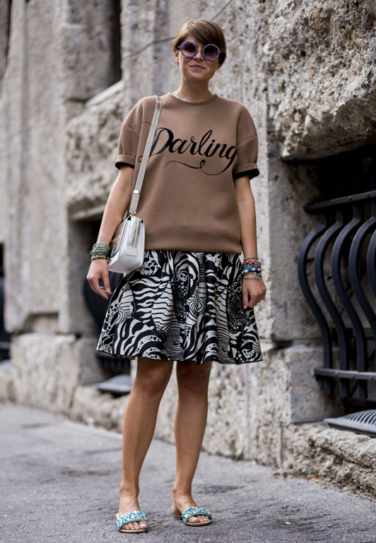 Неделя Моды в Милане: Элиза Нелин Элиза Нелин в Милане