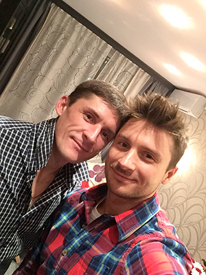 Сергей Лазарев со своим старшим братом Родной брат Сергея Лазарева вышел из тюрьмы