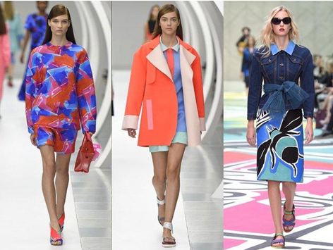 Яркие и насыщенные принты Модные принты 2015